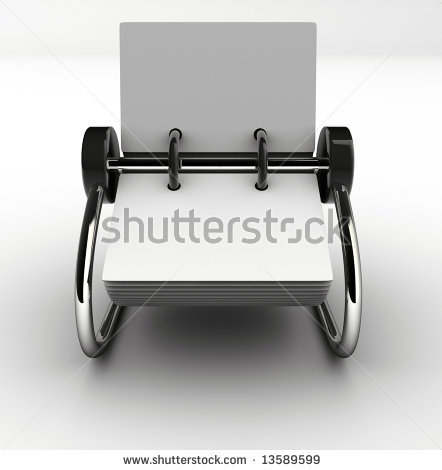 Rolodex Card Clip Art