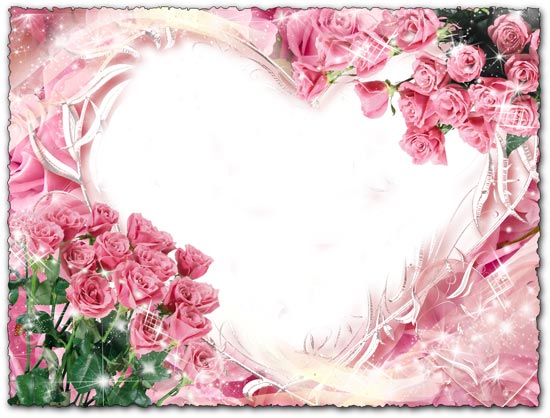Rose Heart Borders and Frames Rose Heart Borders and Frames