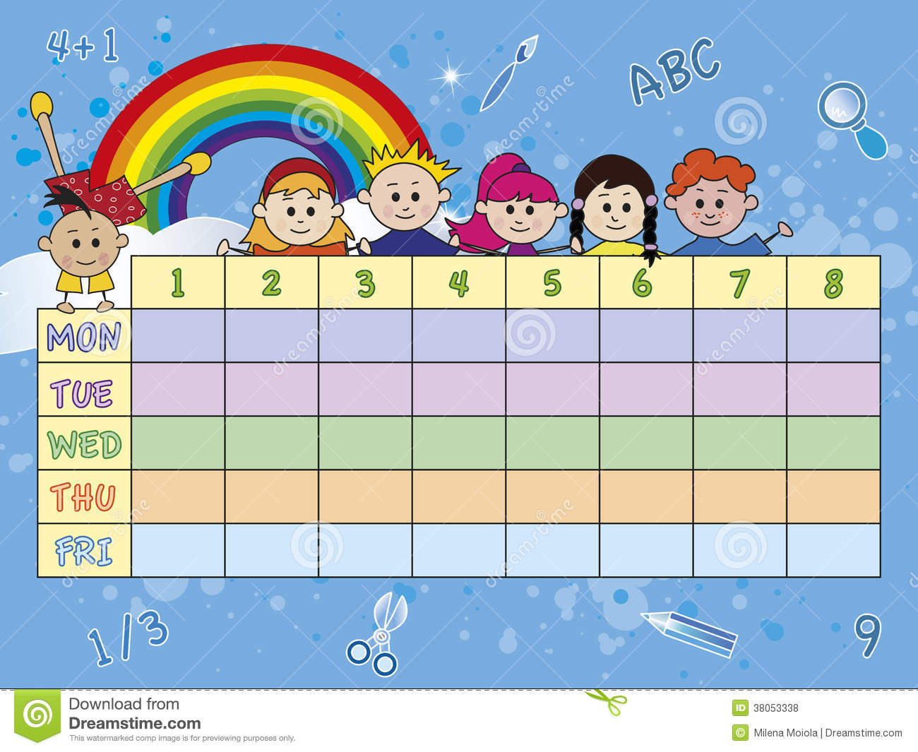 School Timetable Designs