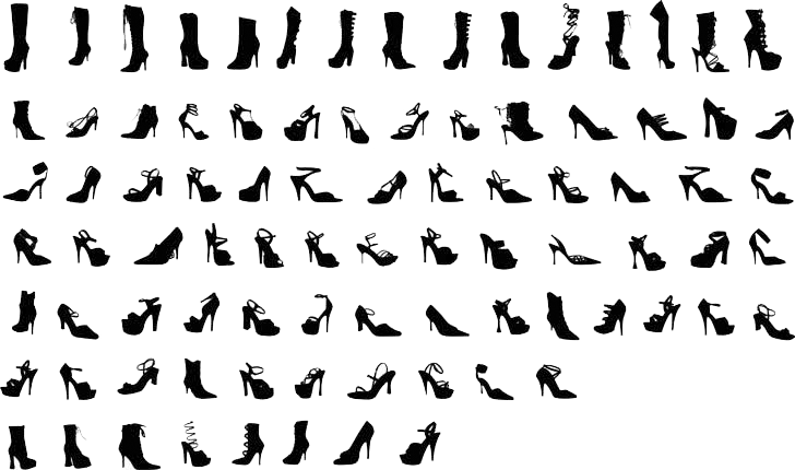 Series of Black and White Vector Design Elements