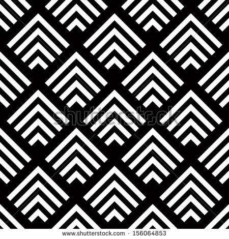 Simple Black and White Geometric Patterns