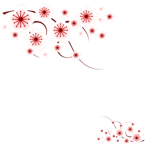 15 Simple Flower Design Vector Floral Borders Images