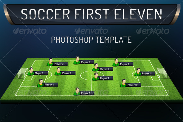 Soccer Field Template Photoshop
