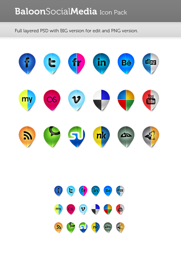 Social Media Icon Pack