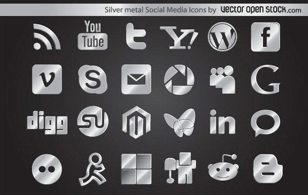 Social Media Icons Vector