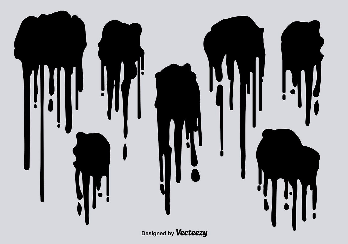 Spray-Paint Drip Vector