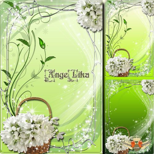 Spring Flower Frame Spring Flower Frame