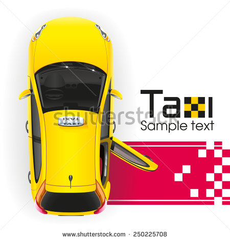 Taxi with Door Open