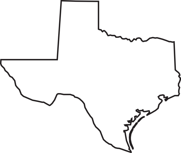 Texas State Outline Clip Art Texas State Outline Clip Art