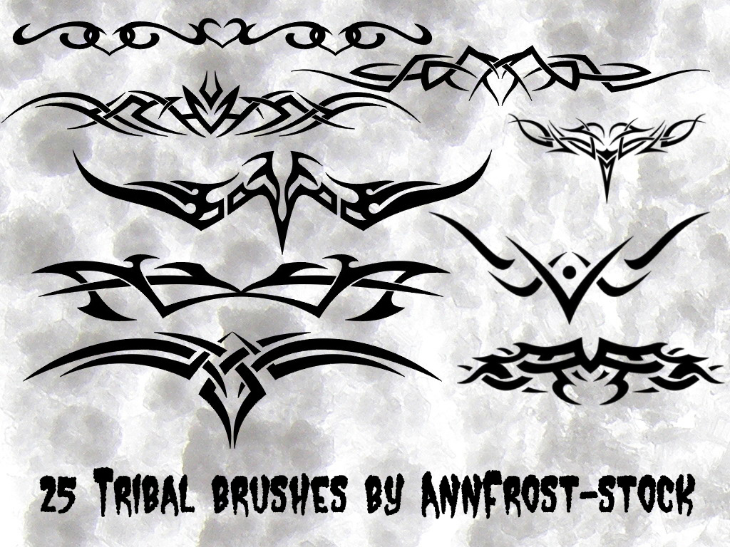 Tribal Tattoo Brushes Photoshop