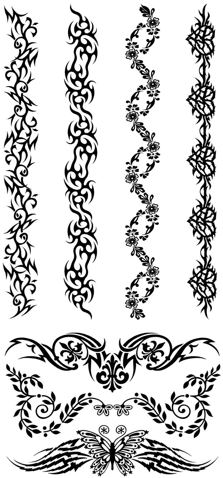 Tribal Tattoo Brushes Photoshop