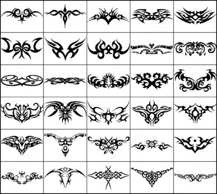 Tribal Tattoo Brushes Photoshop