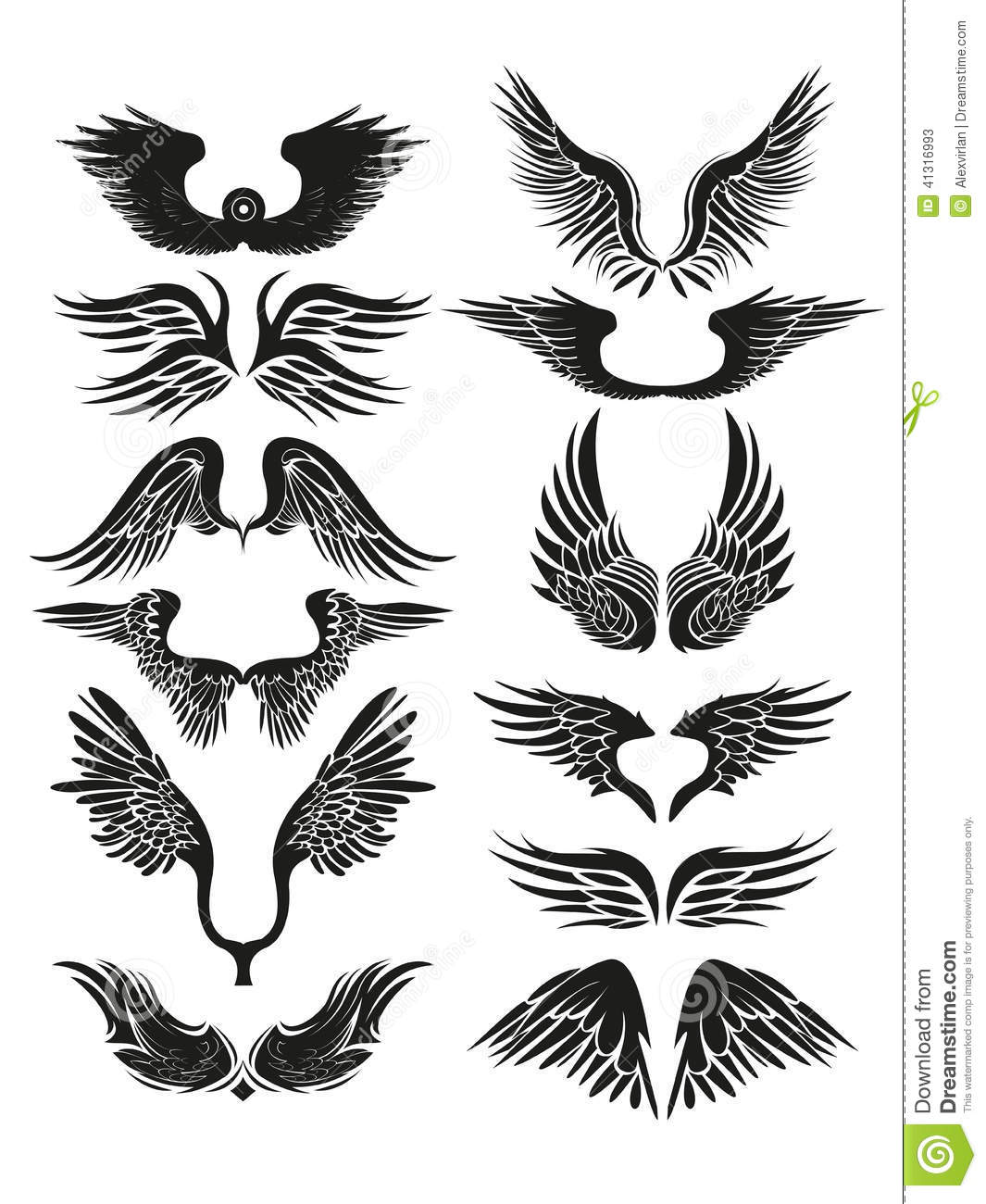 Tribal Wing Silhouette