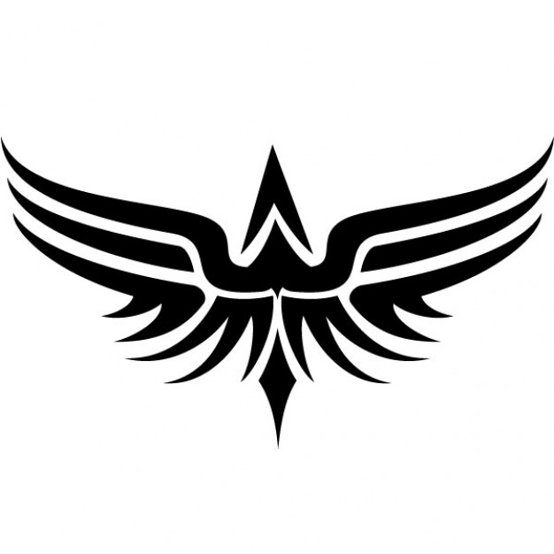 Tribal Wings Clip Art