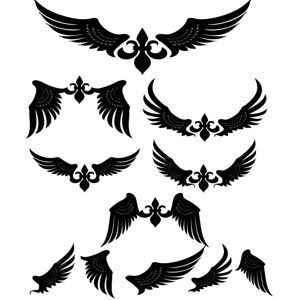 Tribal Wings Tattoo Designs