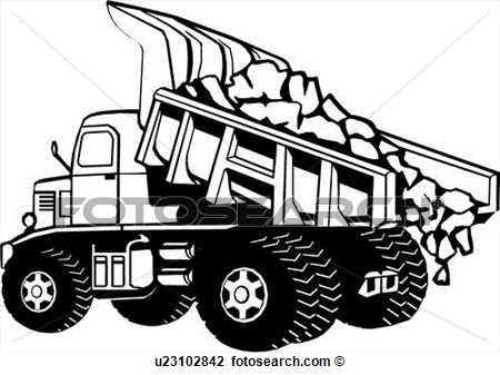 Trucks and Construction Equipment Clip Art