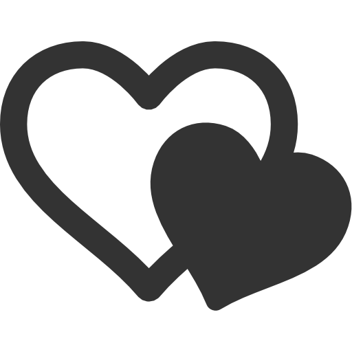 Two Hearts Icon