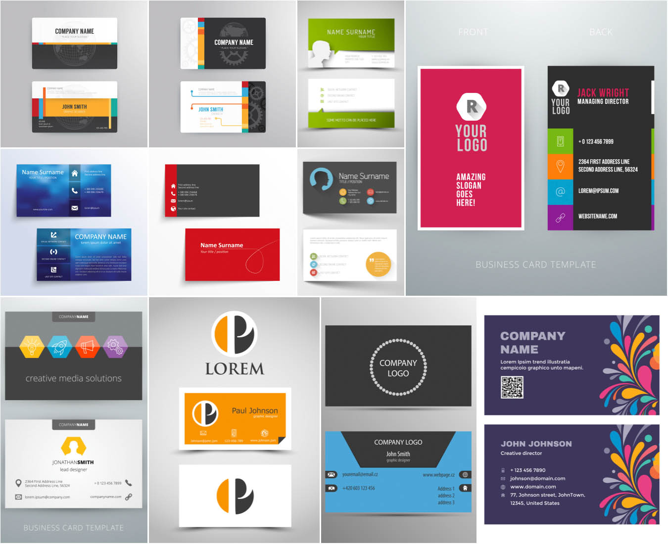 Vector Business Card Template