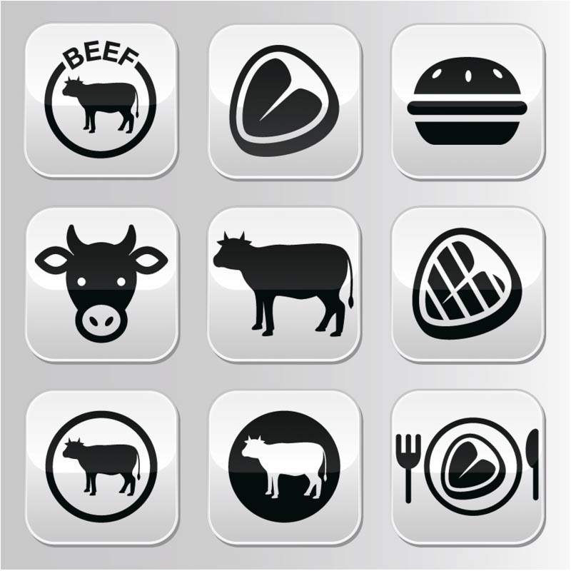 Vector Cow Icon