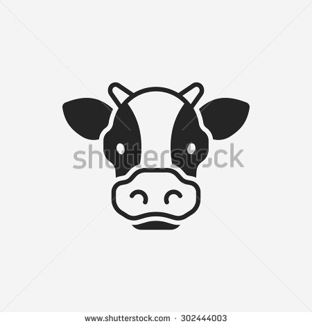 Vector Cow Icon