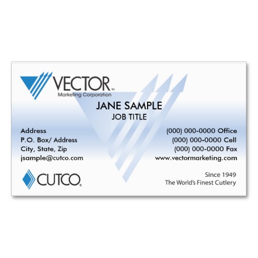 Vector Marketing Business Card