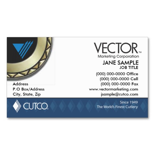 Vector Marketing Business Card