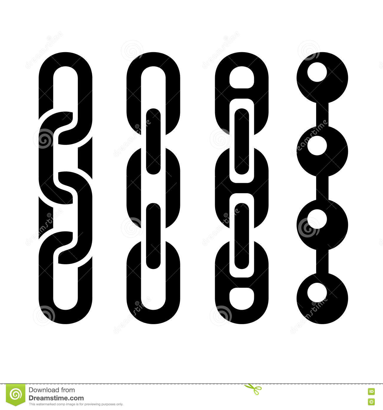 Vector Metal Chain Vector Metal Chain