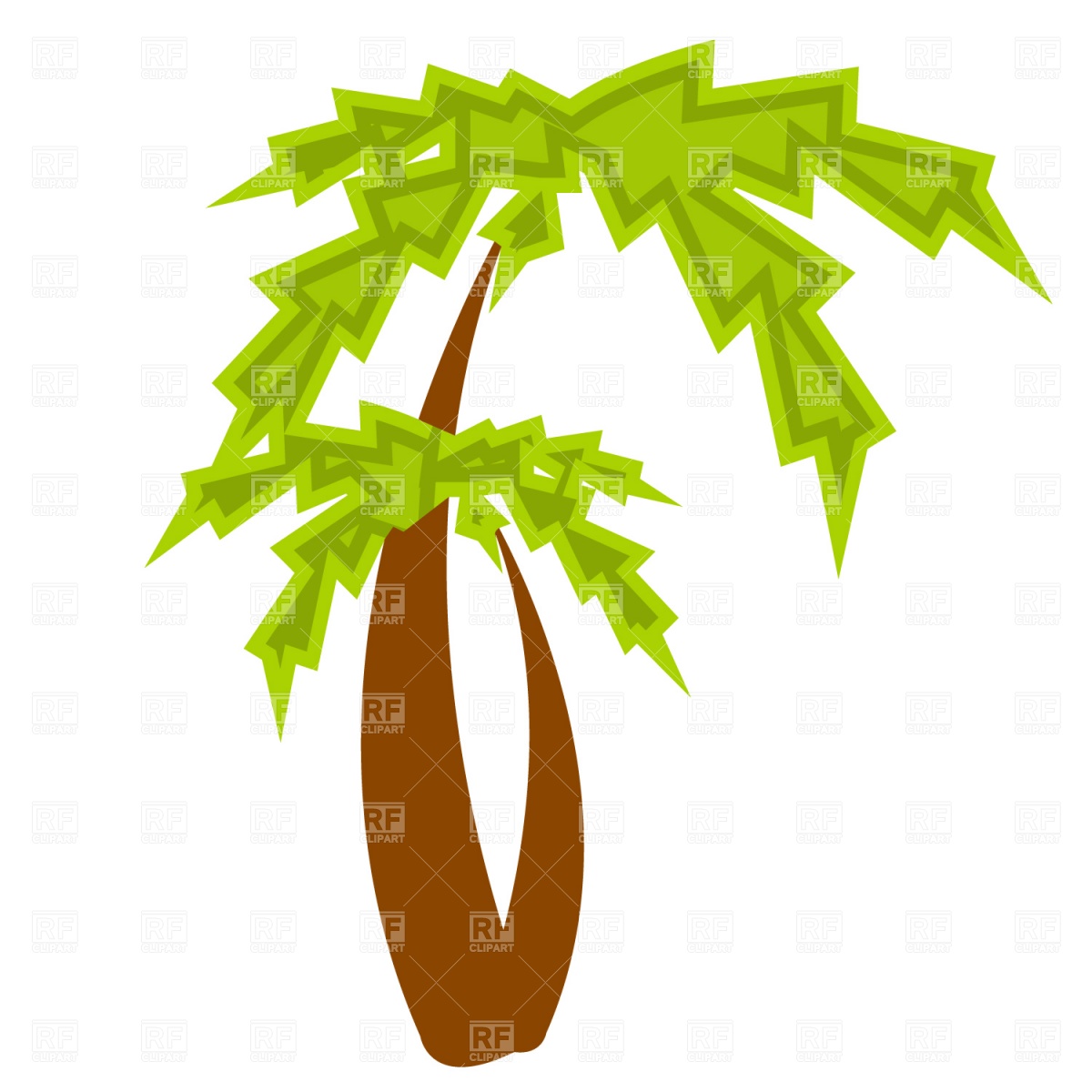 Vector Palm Tree Clip Art