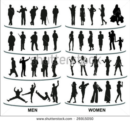 Vector People Silhouettes