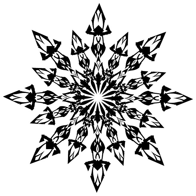 Vector Snowflake Clip Art