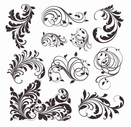 Vector Vintage Designs Pattern Vector Vintage Designs Pattern