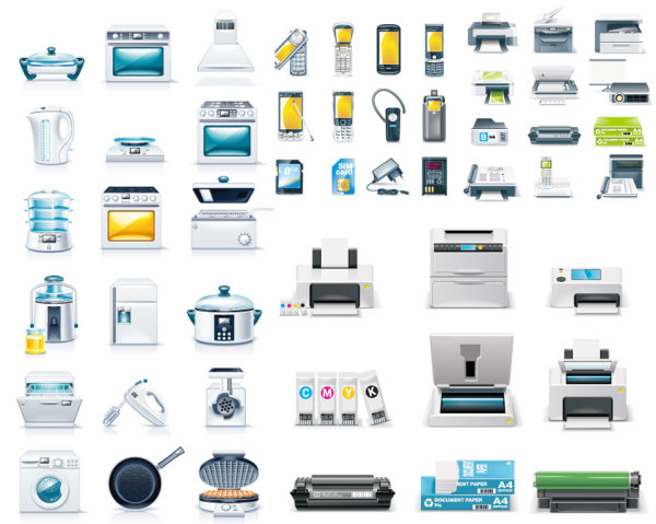 Vectors Small Kitchen Appliances