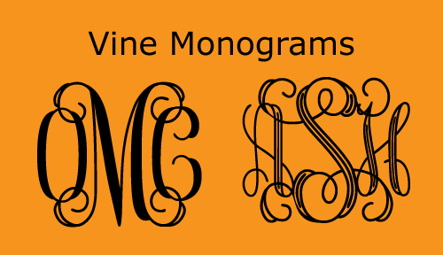 Vine Monogram Font Free Download