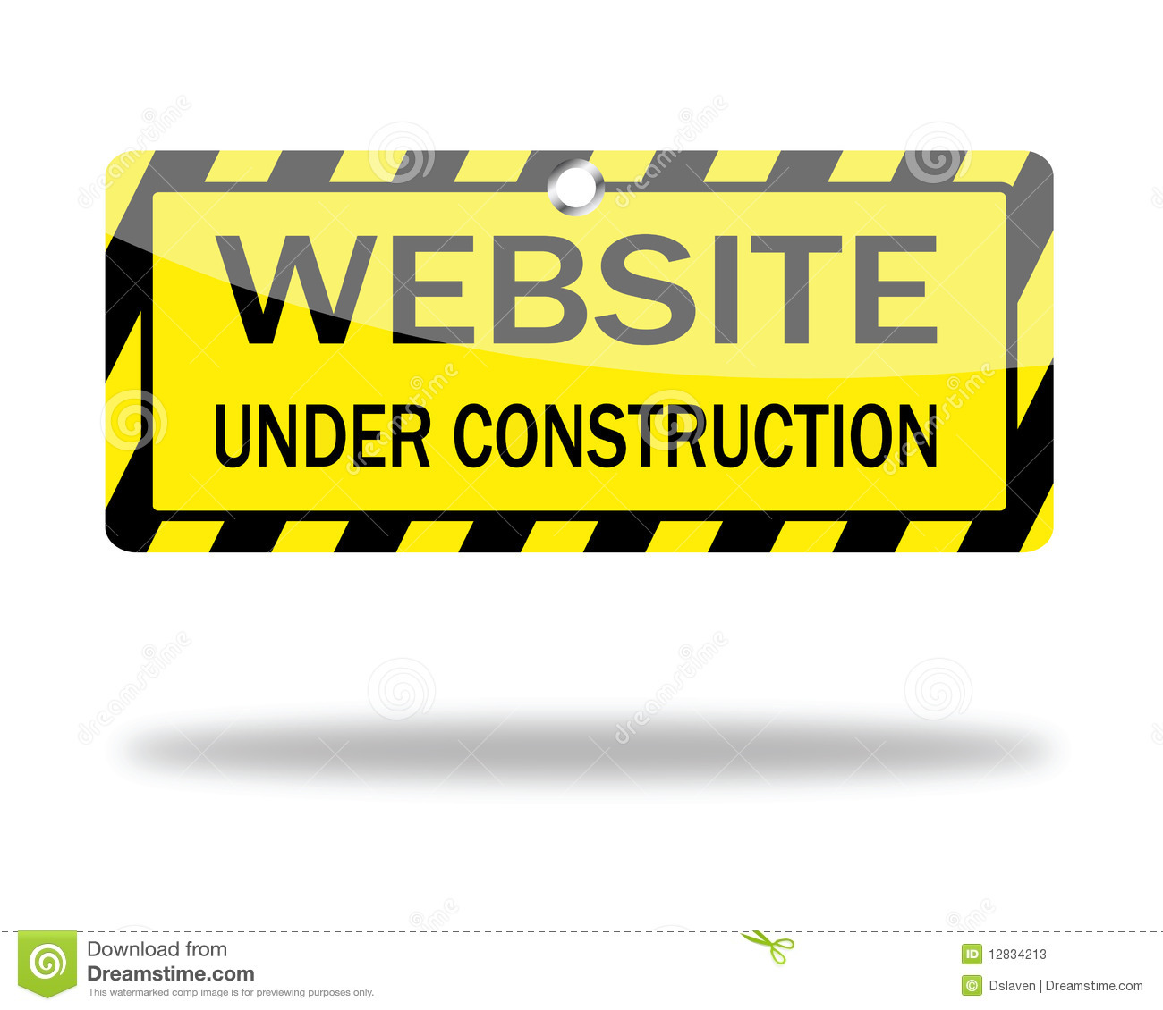 Website Under Construction Sign