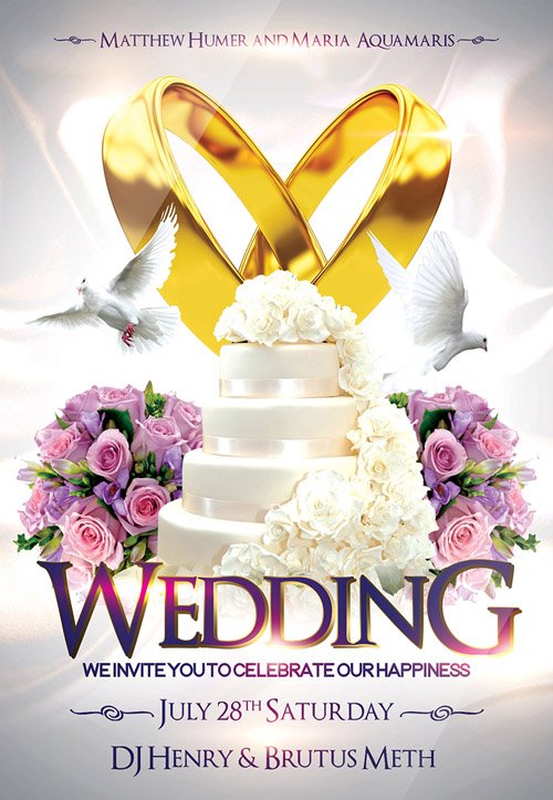 Wedding Flyers Templates Free