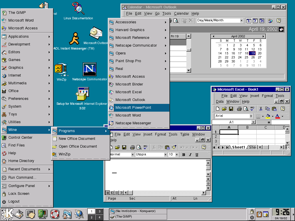 Windows 97 Desktop Icons