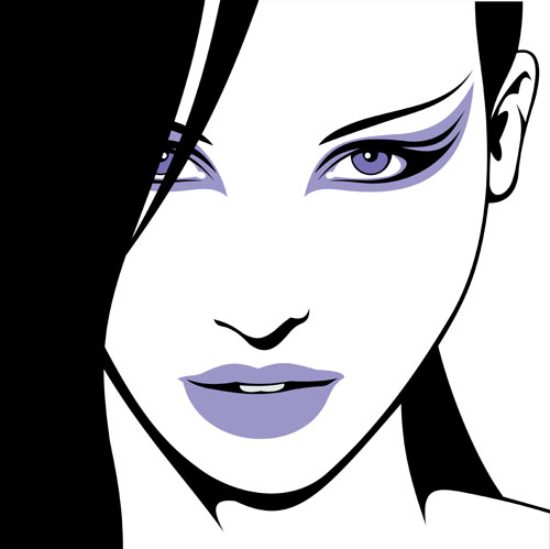 18 Vector Silhouette Makeup Images Make Up Silhouette