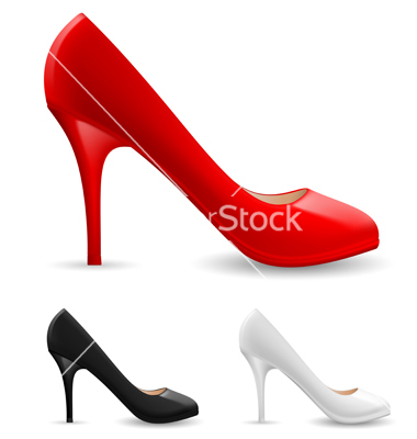 Woman Shoes Vector
