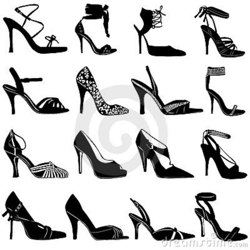 Women Shoes Vector