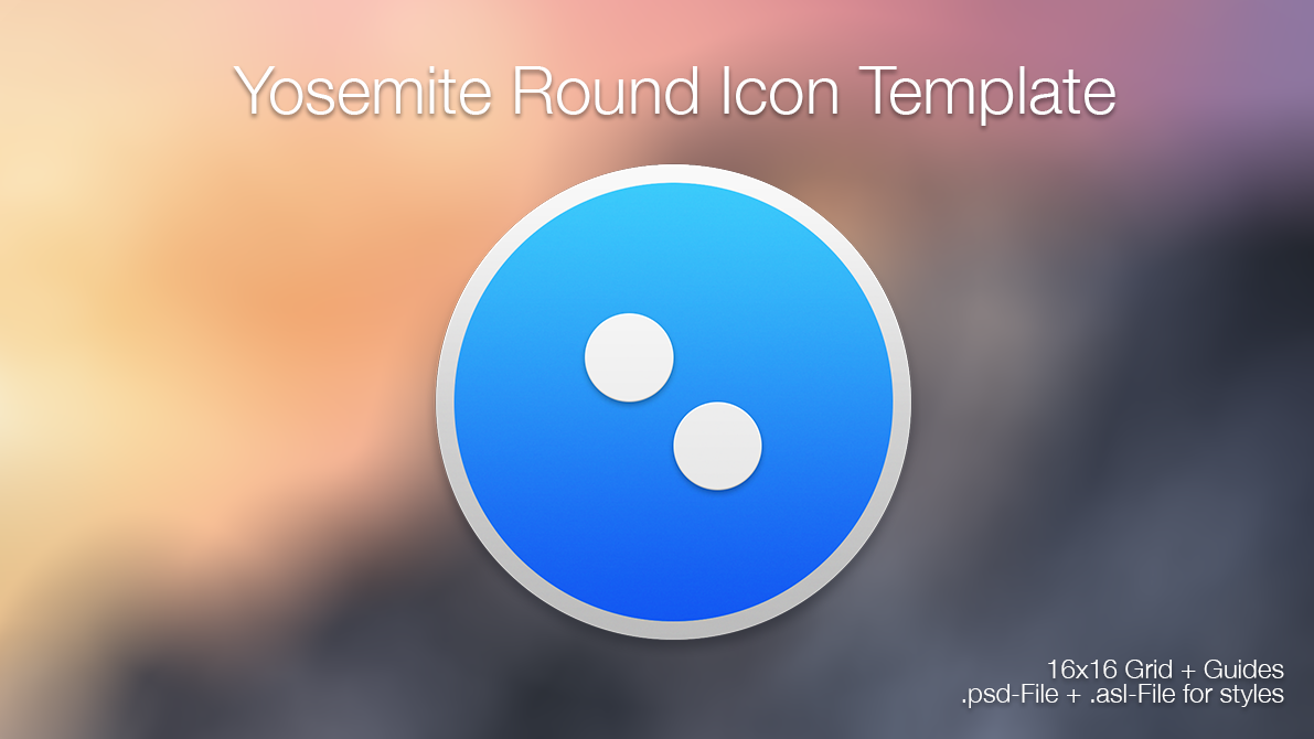 Yosemite Mac Folder Icon Template