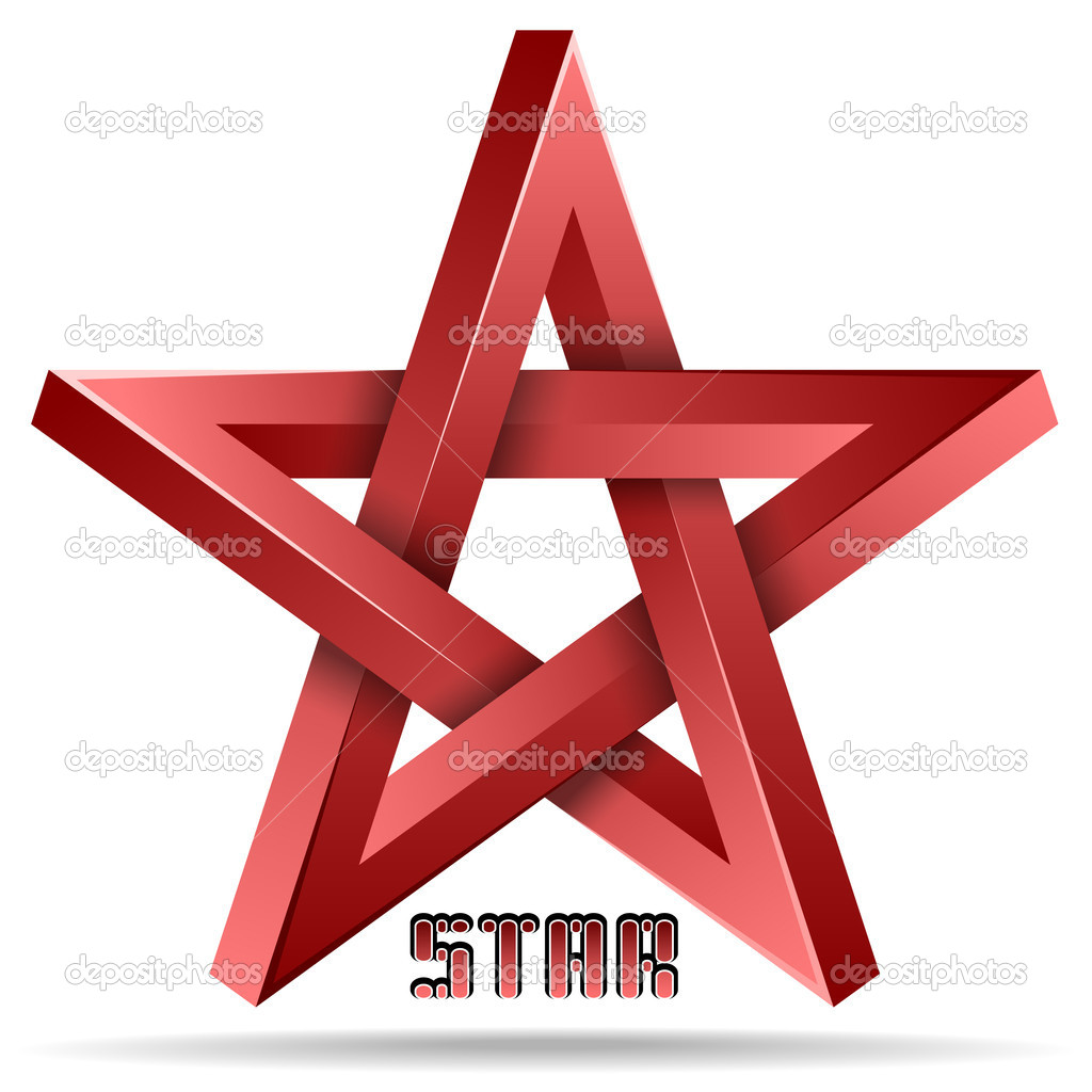 3D Star Vector