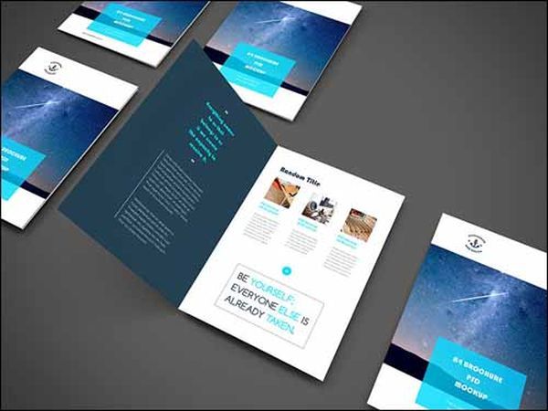 A4 Brochure Mockup PSD A4 Brochure Mockup PSD