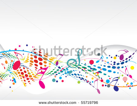 Abstract Music Note Design