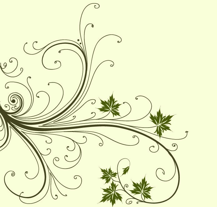 20 Graphic Floral Swirl Images