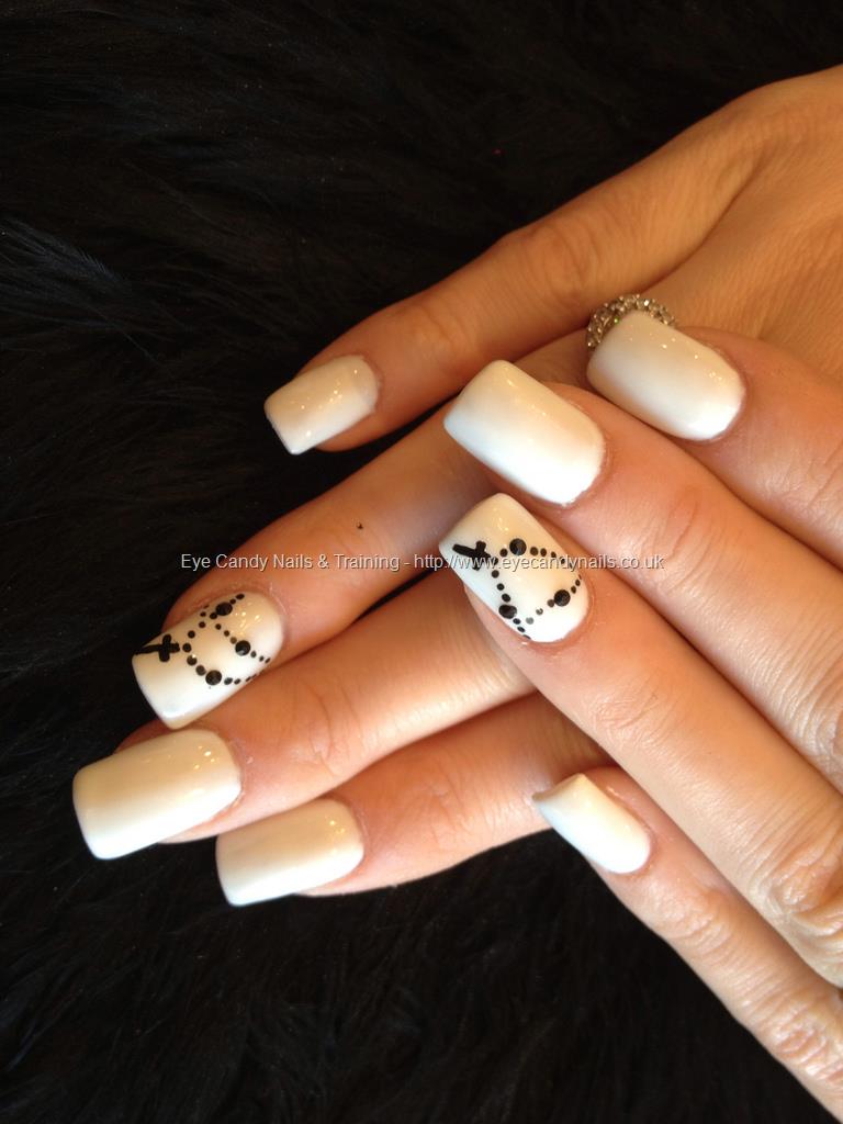 Acrylic Nails with Cross