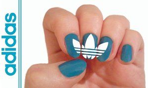 Adidas Nail Art