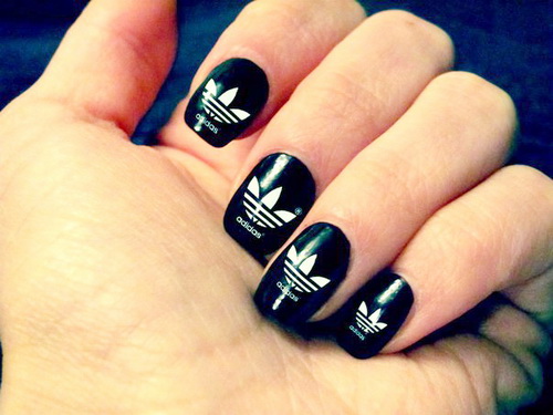 Adidas Nail Design