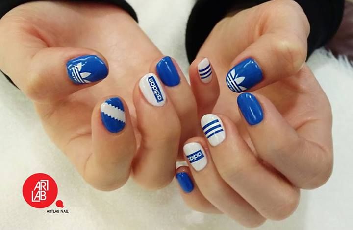 Adidas Nail Design