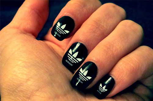 Adidas Nail Design