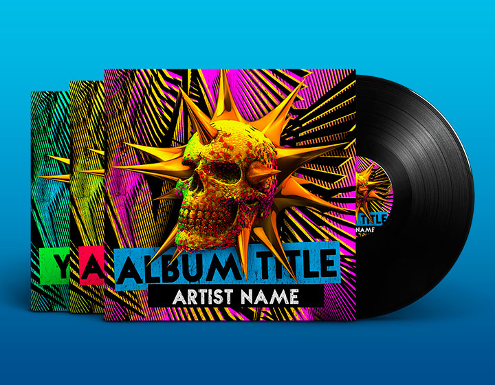 Album Cover PSD Template